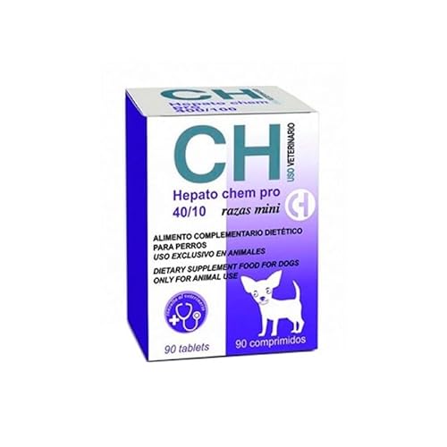 HepatoChem Pro 40/10 Mini-Rassen 90 Tabletten HepatoChem Pro 40/10 Mini-Rassen 90 Tabletten von Chemical Iberica