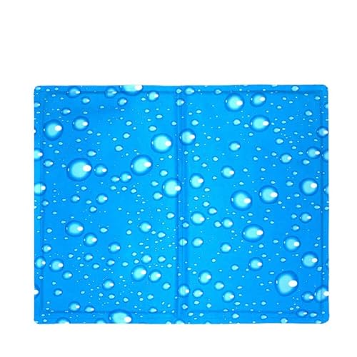 Große Hundekühlmatte, kühle Matten, Haustier kaltes Gel -Pad Hundeis Eis sammelte selbstkühlende Matte abkühlt PEIS ICE PAD MATTER PETS Kühle Mattenbett Katze Kissen (Farbe: Hellblau, Größe: xs von ChenYuNiu