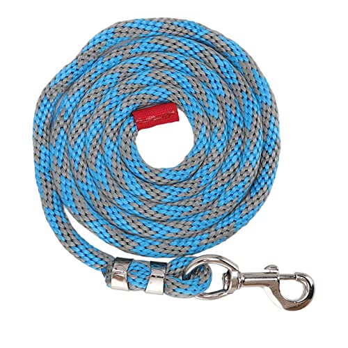 2 m lange Pferdeführungsseil, Nylon-Pferde-Seil für Tiertraining (Blaugrau) von Chencunquangod