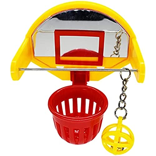 Chencunquangod Pet Activitoy Spielzeug, Birdie Basketball verspiegelte Rückwand Spielzeug von Chencunquangod