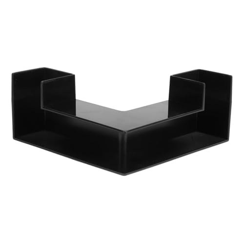 Garnelen-Höhle Aquarium-Tunnel, Eckfisch-Aquarium-Ornament, unterirdischer Tunnel, Garnelen-Tank-Zubehör, 12,4 x 12,4 x 5,6 cm von Chencunquangod
