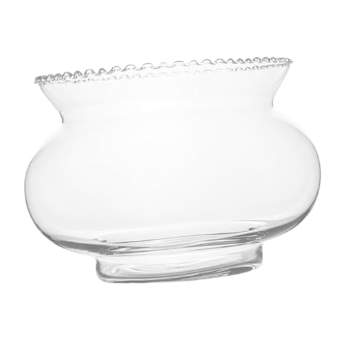 Klares Fischglas, rund, Terrarium, Hydrokultur-Pflanzgefäß, Blumenbehälter, Aquarium-Luftblasenschale Klares Fischglas, rund, Terrarium, Hydrokultur-Pflanzgefäß, Blumenbehälter, Aquarium-Luftblasenschale von Chencunquangod