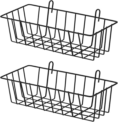 2 x Kaninchen-Heu-Futterspender aus Metall, zum Aufhängen, für Frettchen, Kaninchen, Meerschweinchen, Kleintiere, Schwarz von ChengChengJin