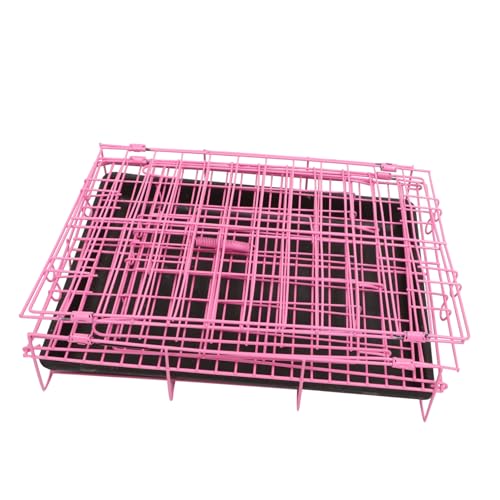 Haustierkäfig Faltbarer Metallkäfig Hundehütte Hundehütte Welpenbox mit abnehmbarem Tablett für Reisen im Freien und drinnen Haustierkäfig Faltbarer Metallkäfig Hundehütte Hundehütte Welpenbox mit abnehmbarem Tablett für Reisen im Freien und drinnen von ChengChengJin