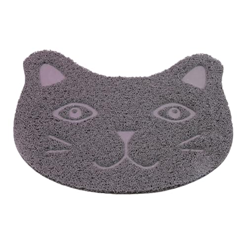 Katzenstreu-Matte, Wurffangmatte, rutschfeste Katzenmatte für Katzentoilette und Futternapf, leicht zu reinigen von ChengChengJin