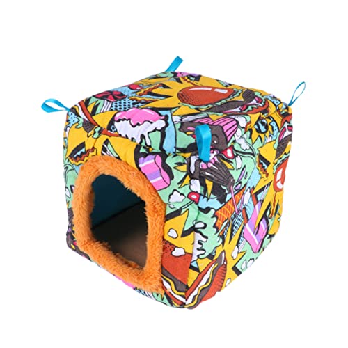 Winter Papageienkäfig Papagei Schlafnest Bett Hängende Hütte Haustier Bettwäsche für Lovebirds Sittiche Aras Bluebirds Finken von ChengChengJin