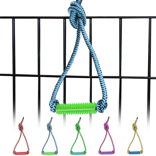 ChengFu Interaktives Hundespielzeug, Kisten-Trainingshilfe für Welpen, Zahnspielzeug für Welpen, Erdnussbutter, Hundefutter, Leckerli-Spender, Spielzeug (Gelb) von ChengFu