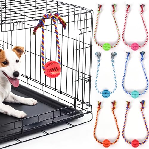 ChengFu Interaktives Hundespielzeug, Trainingshilfe für Welpen, reduziert Stress und Angst, Erdnussbutter, Hundefutter, Leckerli-Spender, Spielzeug (rot) von ChengFu