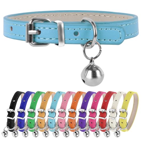 XXS Hundehalsband, Teetassen-Hundehalsband, Hellblau, Teetassen-Hundehalsband für kleine Hunde und Katzen, Rosa, 1,9 cm breit XXS Hundehalsband, Teetassen-Hundehalsband, Hellblau, Teetassen-Hundehalsband für kleine Hunde und Katzen, Rosa, 1,9 cm breit von ChengFu