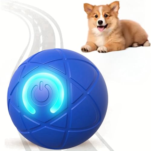 Ball für Katzen und Hunde, selbstrollender Ball, intelligenter selbstbewegender Ball mit 2 Modi, bewegliches interaktives Hundespielzeug, elektrisch/tric, intelligenter Katzenball, aktives bewegliches Ball für Katzen und Hunde, selbstrollender Ball, intelligenter selbstbewegender Ball mit 2 Modi, bewegliches interaktives Hundespielzeug, elektrisch/tric, intelligenter Katzenball, aktives bewegliches von ChengJin