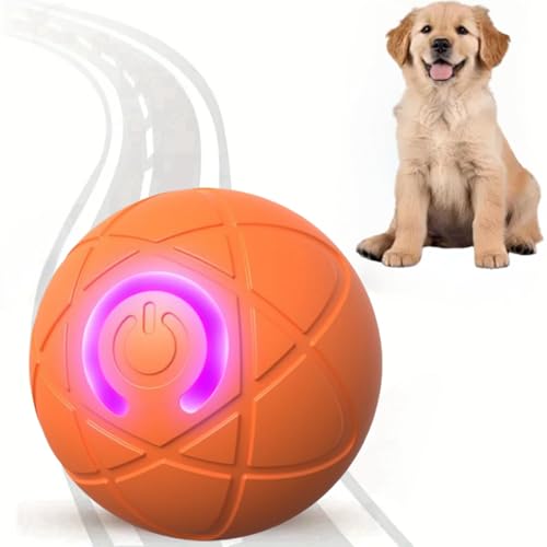 Ball für Katzen und Hunde, selbstrollender Ball, intelligenter selbstbewegender Ball mit 2 Modi, bewegliches interaktives Hundespielzeug, elektrisch/tric, intelligenter Katzenball, aktives bewegliches Ball für Katzen und Hunde, selbstrollender Ball, intelligenter selbstbewegender Ball mit 2 Modi, bewegliches interaktives Hundespielzeug, elektrisch/tric, intelligenter Katzenball, aktives bewegliches von ChengJin