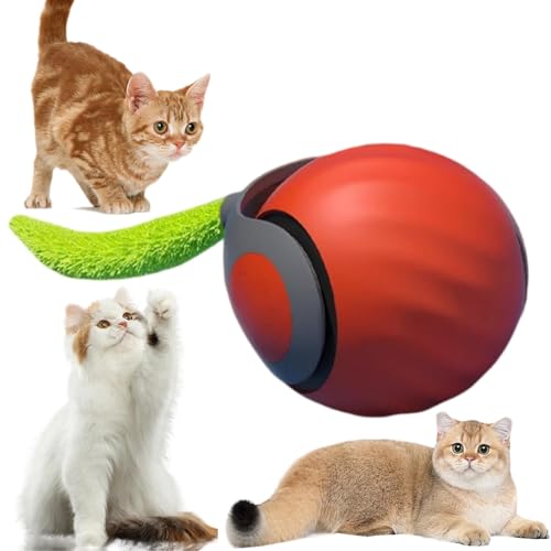 Intelligentes interaktives Katzenspielzeug mit 2 Modi, schnelles Schwanz, interaktives Spielzeug für Katzen, automatisch beweglicher Katzenball mit Schwanz, intelligenter interaktiver Intelligentes interaktives Katzenspielzeug mit 2 Modi, schnelles Schwanz, interaktives Spielzeug für Katzen, automatisch beweglicher Katzenball mit Schwanz, intelligenter interaktiver von ChengJin