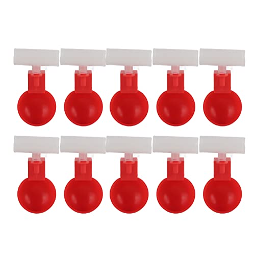 ChengyuWei 10 Set Hähnchentränkebecher, Gewinde-Tränke mit automatischer Befüllung, Geflügel-Trinknapf, Hähnchen-Futterbecher automatisches Hühnertränke-Set für Huhn Ente Truthahn (G3/4) von ChengyuWei