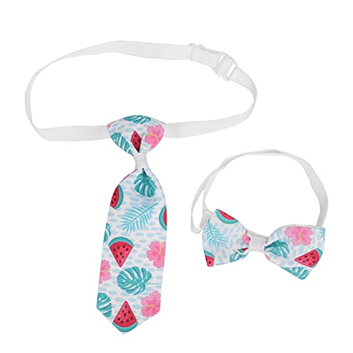 Haustier-Krawatten-Set, Sommer-Frühlings-Hunde-Fliegen-Halsbänder für Hunde, Hunde-Krawatten-Katzen-Welpen-Halsband, verstellbare Frucht-Wassermelonen-Druck-Schleife Haustier-Krawatten-Set, Sommer-Frühlings-Hunde-Fliegen-Halsbänder für Hunde, Hunde-Krawatten-Katzen-Welpen-Halsband, verstellbare Frucht-Wassermelonen-Druck-Schleife von ChengyuWei