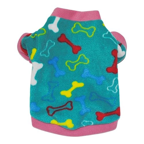 ChengyuWei Hunde-Fleece-Pullover, Haustier-Hundekleidung, weicher Welpenpullover, warmes Winter-Shirt, warmes Haustier-Shirt, weich, hautfreundlich, hoher Kragen, Knochenmuster ChengyuWei Hunde-Fleece-Pullover, Haustier-Hundekleidung, weicher Welpenpullover, warmes Winter-Shirt, warmes Haustier-Shirt, weich, hautfreundlich, hoher Kragen, Knochenmuster von ChengyuWei