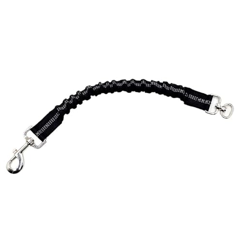 Hundeleinenverlängerung, Hundetraining, Verlängerung, Reflektierend, Einziehbar, Kurze Absorberhände(Black) von Chenhj