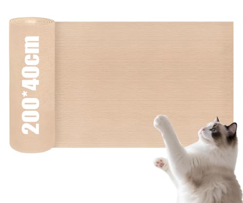 200 * 40cm Kratzmatte für Katzen, Trimmbare Selbstklebende Wiederverwendbar Katze Wand, Kratzschutz Sofa Schutz Kratzmatte, Ideal zum Schutz von Möbeln, Wänden und Ecken 200 * 40cm Kratzmatte für Katzen, Trimmbare Selbstklebende Wiederverwendbar Katze Wand, Kratzschutz Sofa Schutz Kratzmatte, Ideal zum Schutz von Möbeln, Wänden und Ecken von Chenivesss