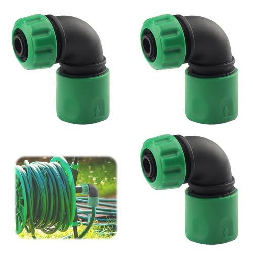 Chenove Gardena Kupplung 1/2 Zoll – 3 Stück Gartenschlauch Anschluss 90 Grad, Schlauchverbinder Adapter, Schnellkupplung Winkeladapter für Gartenbewässerung, Outdoor Wasserhahn, Autowäsche Chenove Gardena Kupplung 1/2 Zoll – 3 Stück Gartenschlauch Anschluss 90 Grad, Schlauchverbinder Adapter, Schnellkupplung Winkeladapter für Gartenbewässerung, Outdoor Wasserhahn, Autowäsche von Chenove