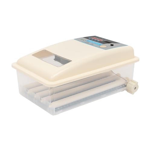 Chensyo Kleiner Inkubator 220V mit LED-Temperatur- und Feuchtigkeitsanzeige Automatischer Eierwender Zum Ausbrüten Von Hühnern, Enten, Gänsen und Anderem Geflügel von Chensyo