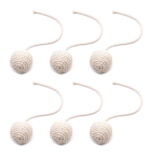 Chenxi Studio Natürliches Sisal-Sisal-Katzenspielzeug für Zähne, Backenzähne, Snacks, Zahnen, bunt, Kauspielzeug, Druckentlastung Chenxi Studio Natürliches Sisal-Sisal-Katzenspielzeug für Zähne, Backenzähne, Snacks, Zahnen, bunt, Kauspielzeug, Druckentlastung von Chenxi Studio