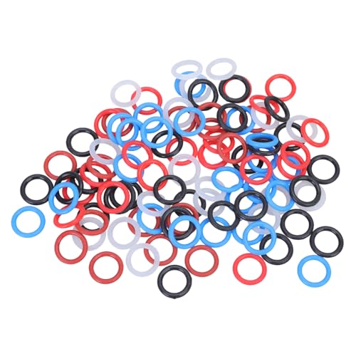 Chenxi Studio Packung mit 100 bunten Tauben-Fußringen für effizientes Training und Management, mit Gummi-Vogel-Banding-Zubehör Chenxi Studio Packung mit 100 bunten Tauben-Fußringen für effizientes Training und Management, mit Gummi-Vogel-Banding-Zubehör von Chenxi Studio