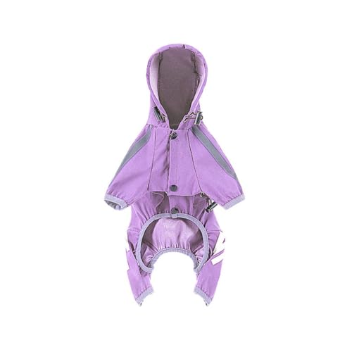 Chenxi Studio Winterjacken für Hunde, wasserdicht, für kleine Hunde, warme Jacken, Mantel, Outfit, winddichte Hundejacken mit reflektierenden Streifen von Chenxi Studio