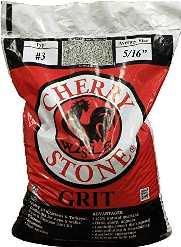 Cherry Stone Geflügelkörnung – Futterzusatz (22,7 kg, 1) (Typ 3) von Cherry Stone