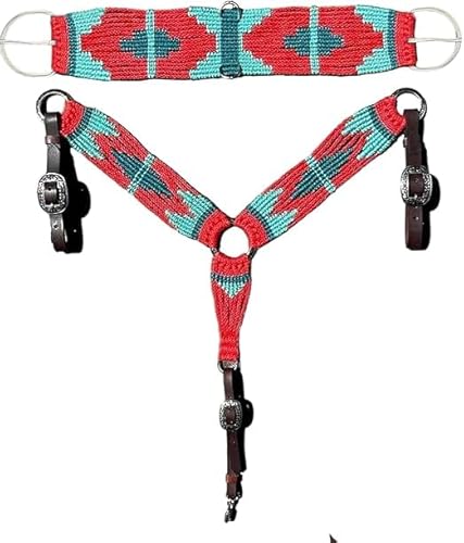 Cheval's International MBG-02 Brusthalsbänder und Cinch-Kombination: hochwertige Reitausrüstung und stilvolles Halsbandzubehör (MBG-02, Cinchgröße 61 x 10,2 cm) von Cheval's International