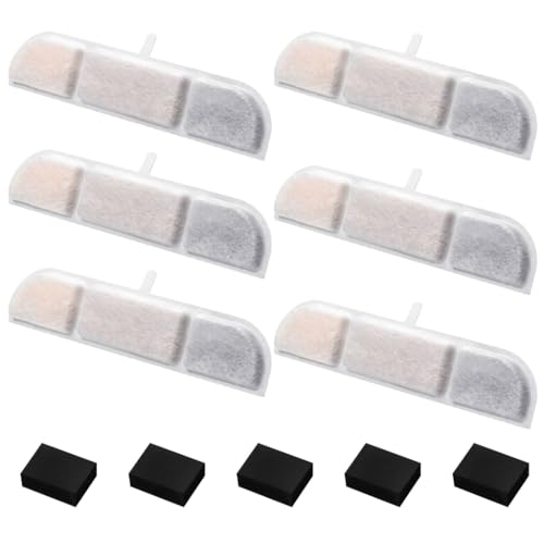 6 Pcs PET Wasserspender Filter Ersatzpolster Für Katzenhundwasserbrunnen Filterschäume Für Wasserreinigungen 6 Pcs PET Wasserspender Filter Ersatzpolster Für Katzenhundwasserbrunnen Filterschäume Für Wasserreinigungen von Chevnzev