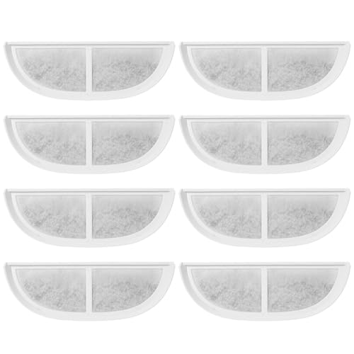 Chevnzev 8X Replacement Filter Für PET Wasserbrunnen Verbesserung Der Wasserqualität Halten Sie Wasser Mit Filtrationsersatz Sauber Halten von Chevnzev