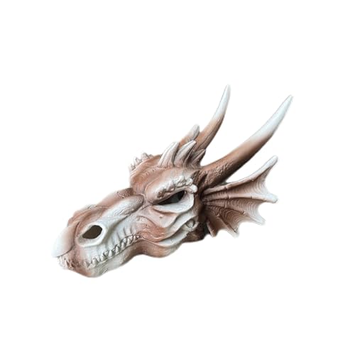 Chevnzev Aquarien Harz Dinosaurier Schädel Schutz Dekorationen Wasserhöhle Höhlenfischtanks Ornament Szene Landschaft Landschaft von Chevnzev