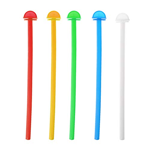Kunststoffvogel Barch Stehbar Langlebiger Ständer Ungiftiger Papageienschleifspielzeug Für Kleine Vögel 5-Pack Set von Chevnzev