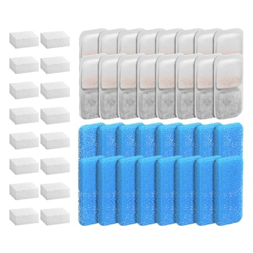 Chevnzev Set Von 8/12/16 Ersatzfilter Für Automatische Haustierbrunnen Katzen Wasserbrunnen Kätzchenspender Sicheres Trinkwasser Katzen von Chevnzev