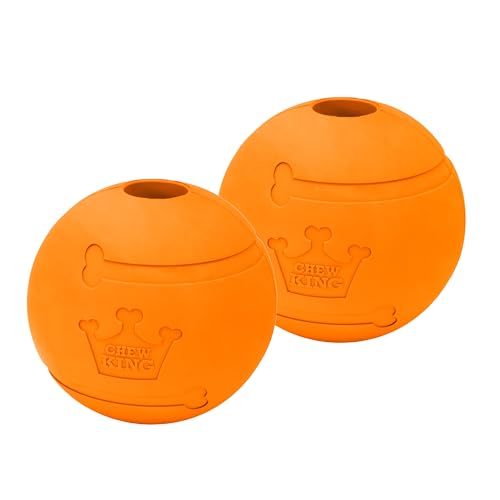 Chew King Hundebälle mit Speckgeschmack, 10,2 cm, 2 Stück von Chew King