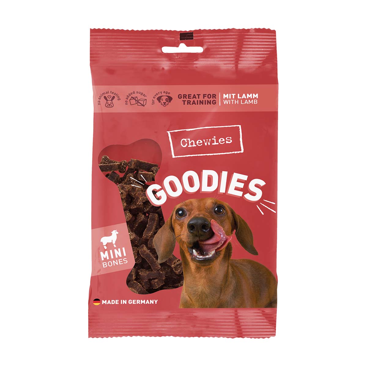 Chewies Goodies Mini Lamm 125g Chewies Goodies Mini Lamm 125g von Chewies