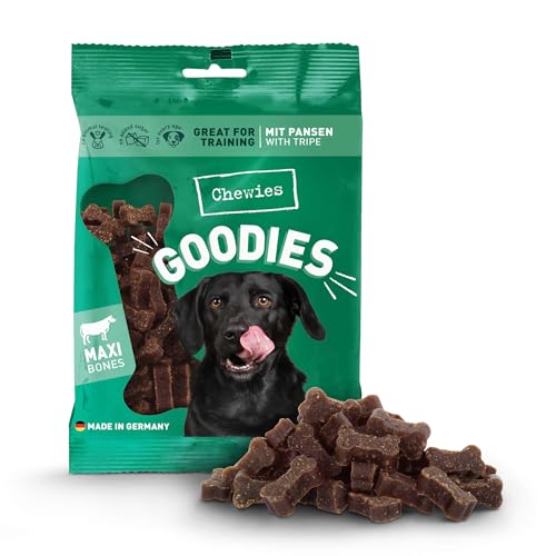Chewies Hundeleckerli Training Maxi Pansen Knöchelchen - 200 g - Hundesnacks zuckerfrei & mit hohem Fleischanteil - ideal als Trainings-Leckerli für Ihren Hund Chewies Hundeleckerli Training Maxi Pansen Knöchelchen - 200 g - Hundesnacks zuckerfrei & mit hohem Fleischanteil - ideal als Trainings-Leckerli für Ihren Hund von Chewies