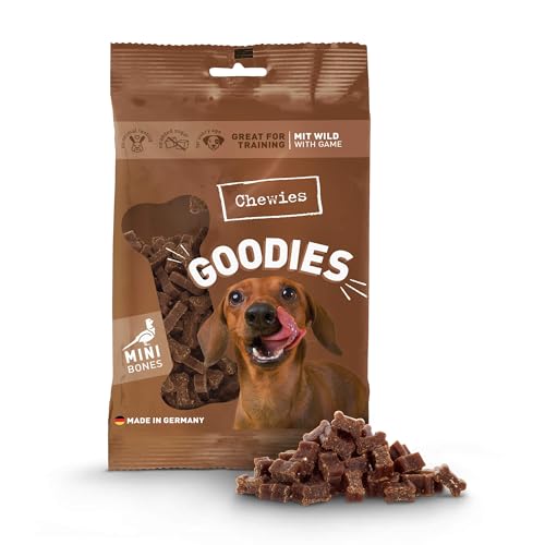 Chewies Hundeleckerli Training Mini Wild Knöchelchen - 125 g - Hundesnacks zuckerfrei & mit hohem Fleischanteil - ideal als Trainings-Leckerli für Ihren Hund von Chewies