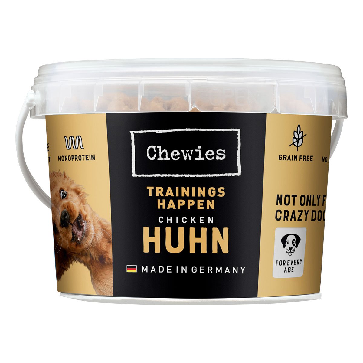 Chewies Hundesnack Trainings-Happen Huhn 300g von Chewies