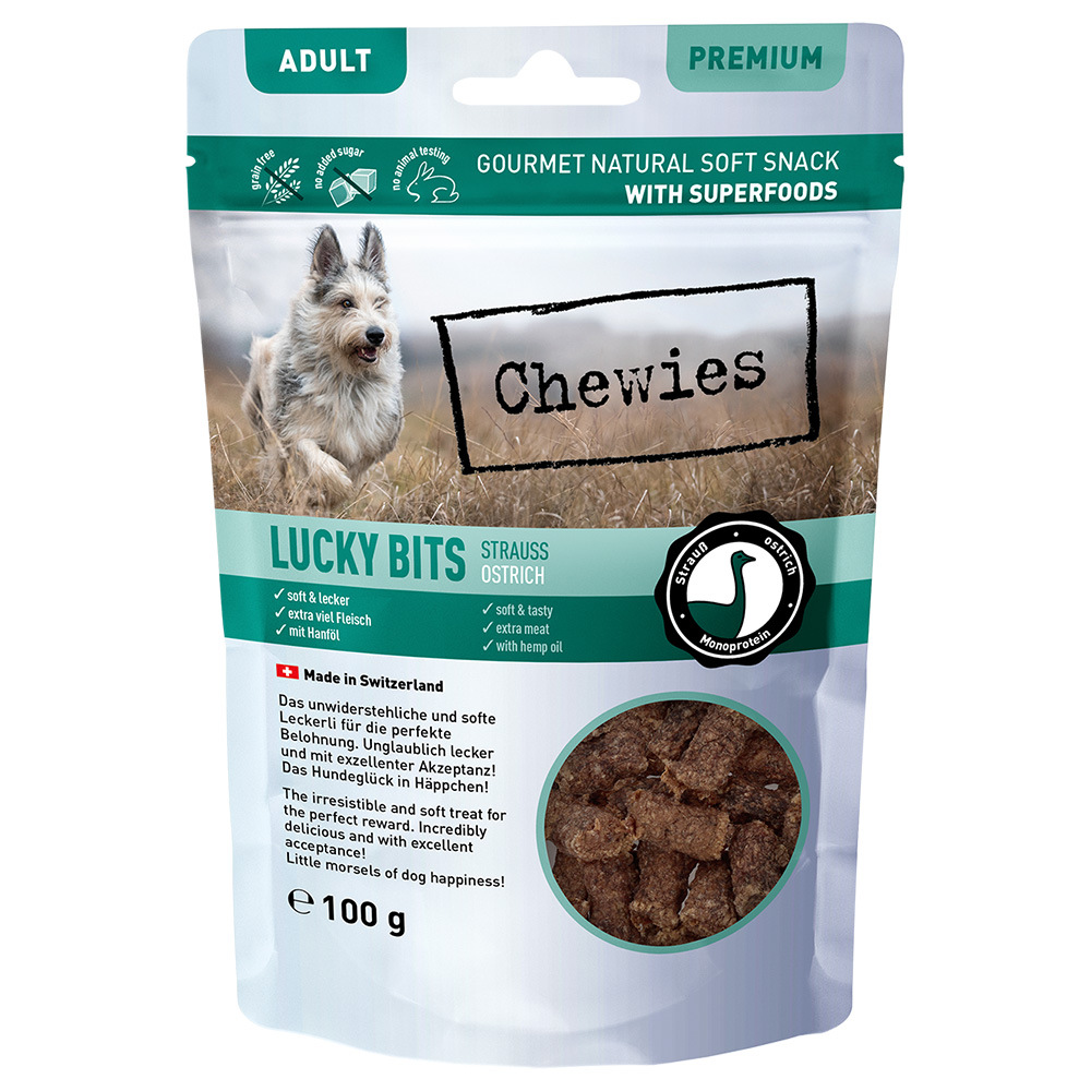 Chewies Lucky Bits Adult - Sparpaket: Strauß 3 x 100 g von Chewies
