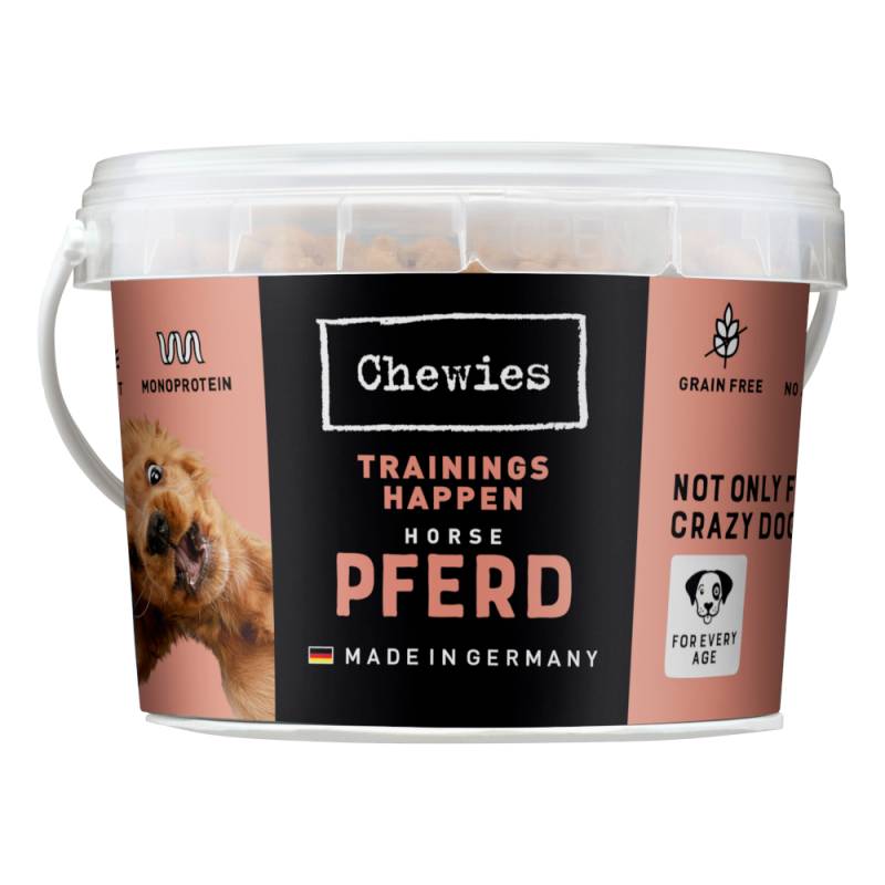 Chewies Monoprotein Trainingshappen - Sparpaket: Pferd 2 x 300 g von Chewies