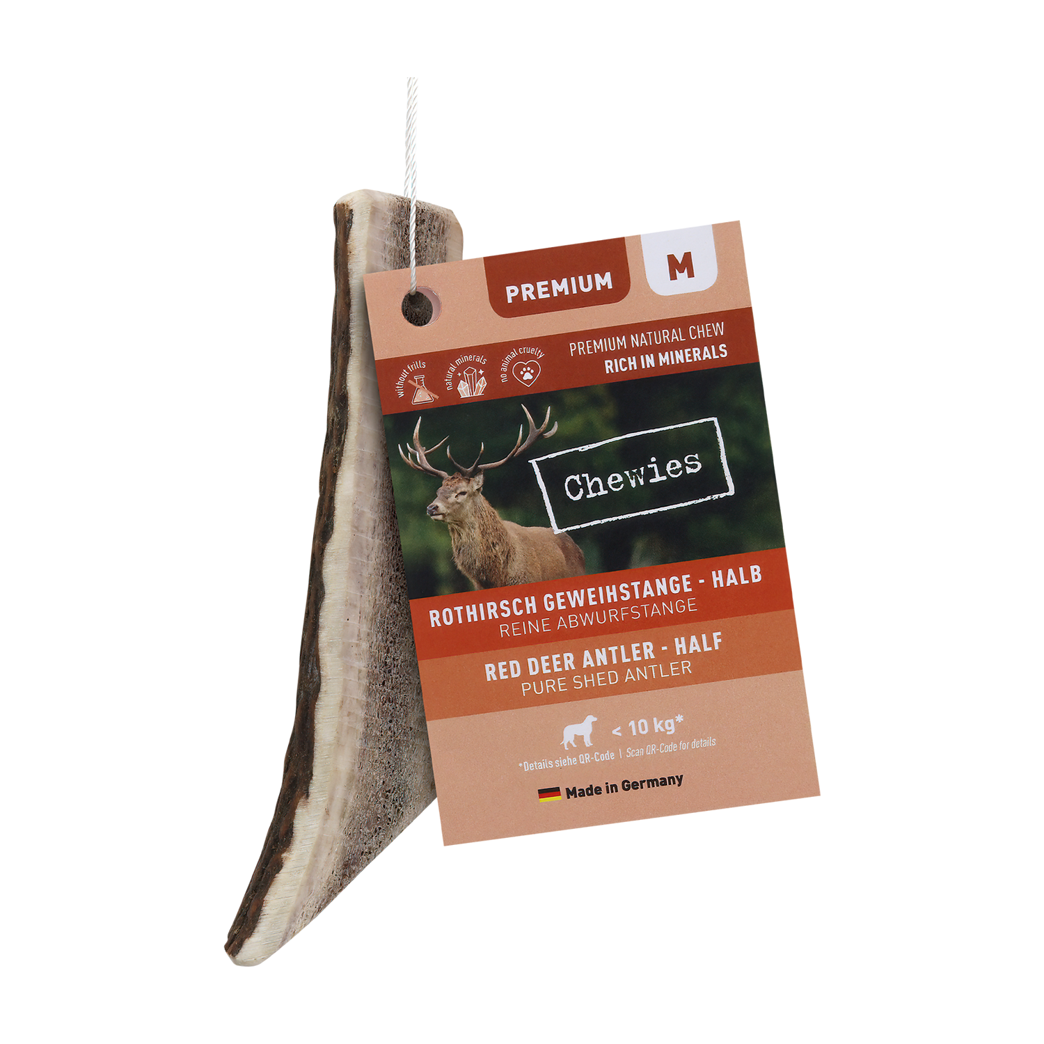 Chewies Rothirschgeweih Half - XL von Chewies