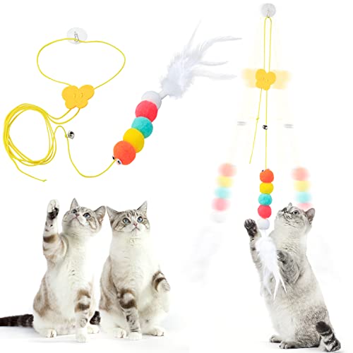 Elastisches Spielzeug: Kätzchen-Spielhaken zum Aufhängen von Tempel – Spielzeug Spielzeug Interaktiver Teaser Elastisches Katzenseil Katzenminze Elastisches Spielzeug: Kätzchen-Spielhaken zum Aufhängen von Tempel – Spielzeug Spielzeug Interaktiver Teaser Elastisches Katzenseil Katzenminze von Chewtoyo