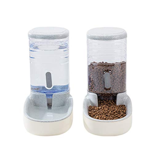 Chiatai Automatischer Futterspender für Haustiere, Futterspender und Wasserspender, 3,8 l, für Hunde und Katzen, kleine und mittelgroße Haustiere von Chiatai