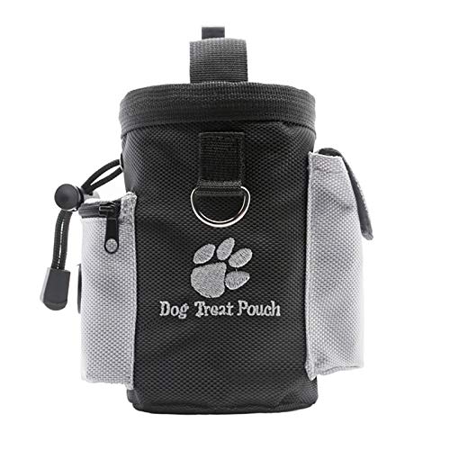 Chiatai Dog Treat Bag, Pet Training Taillentasche Pouch Welpe Walking Drawstring Pouch mit Müllsack Spender für TravelOutdoor Verwendung von Chiatai