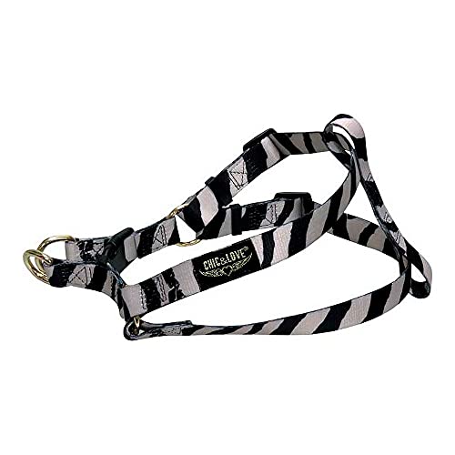 CYP Brands Chic & Love AR-02XS-LC Harness Love Zebra, Größe XS von CYPBRANDS