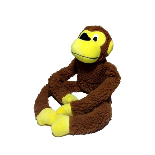 Chickpatti Muticolor Plüsch-Hundespielzeug, gefüllt, quietschender Affenbegleiter, Hundespielzeug, Zähneknirschen, Druckentlastung, Haustier-Hundespielzeug, für aggressive Kauer, Größe S, M, L (XL) Chickpatti Muticolor Plüsch-Hundespielzeug, gefüllt, quietschender Affenbegleiter, Hundespielzeug, Zähneknirschen, Druckentlastung, Haustier-Hundespielzeug, für aggressive Kauer, Größe S, M, L (XL) von Chickpatti