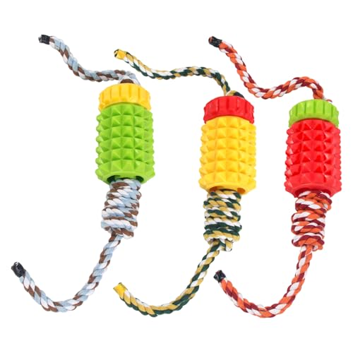 Futterspender für Haustiere, Spielzeug für Zahnen, multifunktionales Leckerli-Spielzeug für kleine und mittelgroße Hunde Futterspender für Haustiere, Spielzeug für Zahnen, multifunktionales Leckerli-Spielzeug für kleine und mittelgroße Hunde von Chienc