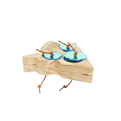 Futtersuchspielzeug für Papageien - Vogelsitzstangen mit interaktivem Kauspielzeug, Anreicherungsspielzeug, Käfigzubehör für kleine Vögel, Sittiche, Nymphensittiche, Papageien Futtersuchspielzeug für Papageien - Vogelsitzstangen mit interaktivem Kauspielzeug, Anreicherungsspielzeug, Käfigzubehör für kleine Vögel, Sittiche, Nymphensittiche, Papageien von Chienc