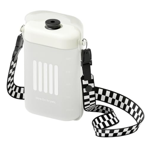 Hund Reise Wasserflasche - Große Kapazität Spender mit Aufbewahrungsbox | Verstellbare Gurte & Kotbeutel zum Spazierengehen von Chienc