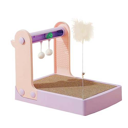 Interaktive Kratzmatte für Katzen, mit Bällen | Multifunktionales Kratzbrett schützt Möbel | Haustiersicheres Design für Bett, Schreibtisch, Teppich, Wand, Stuhl Interaktive Kratzmatte für Katzen, mit Bällen | Multifunktionales Kratzbrett schützt Möbel | Haustiersicheres Design für Bett, Schreibtisch, Teppich, Wand, Stuhl von Chienc